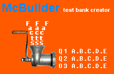 McBuilder Test bank Creator